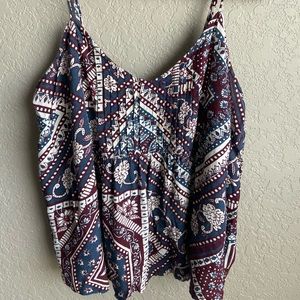 Billabong Women’s Boho Crop Tank Size Large